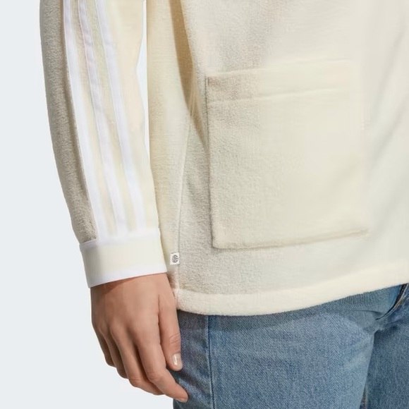 NWT Adidas Originals Cardigan With Logo Cream white IP3761 - Picture 11 of 11
